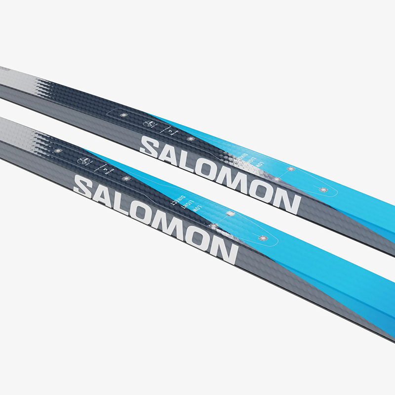 Купить беговые лыжи с креплениями для конькового хода salomon s/lab red ...