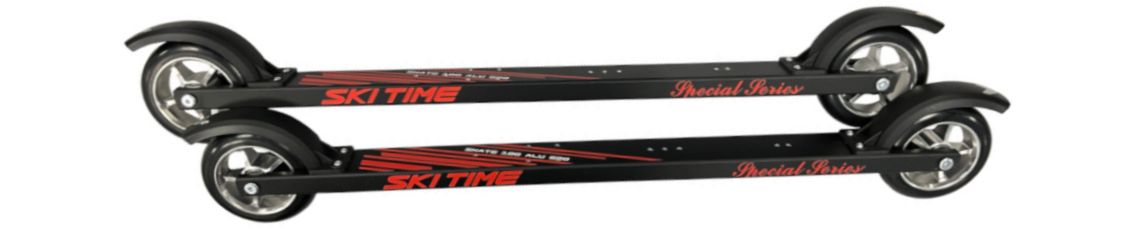Лыжероллеры для конькового хода SKI TIME 620 мм колеса 100/24 резина  №2,5 (среднее)