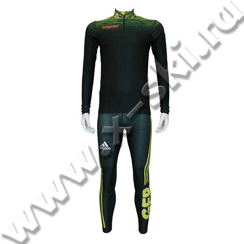 Купить комбинезон для лыжных гонок утепленный adidas xc warm dsv ger logo с доставкой по Москве и России