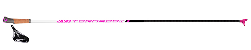 Палки лыжные юниорские KV+ TORNADO PLUS JR PINK Палки лыжные юниорские KV+ TORNADO PLUS JR PINK