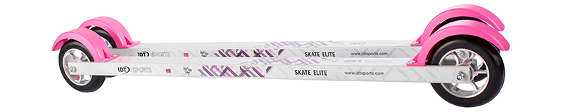Лыжероллеры для конькового хода IDT SKATE  Elite Lady  (RM 1) удлиненные легкосплавные d=100мм