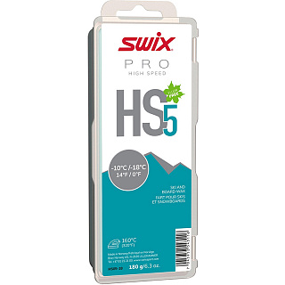Мазь скольжения (парафин) SWIX HS5 Turquoise Мазь скольжения (парафин) SWIX HS5 Turquoise