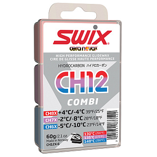 Парафин без содержания фтора SWIX CH12X Combi (CH7X, CH8X, CH10X)