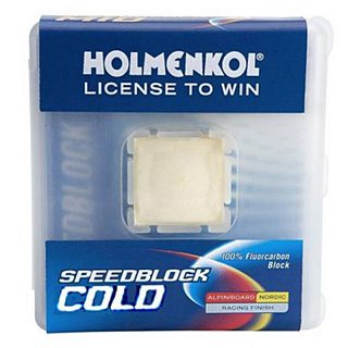 Блок-ускоритель с высоким содержанием фтора HOLMENKOL SpeedBlock COLD Блок-ускоритель с высоким содержанием фтора HOLMENKOL SpeedBlock COLD