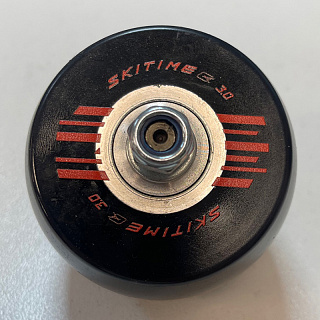 Колесо для лыжероллеров заднее в сборе SKI TIME резина, алюминевый диск, 70*50 №2,75