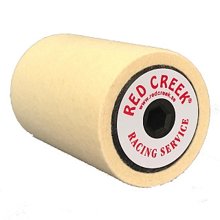 Щетка роторная RED CREEK FELT ROLLER флисовая 100мм Щетка роторная RED CREEK FELT ROLLER флисовая 100мм
