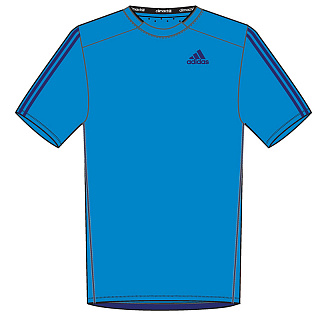 Футболка с коротким рукавом ADIDAS Func SS Tee M