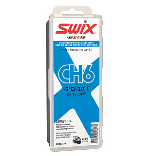 Парафин без содержания фтора SWIX CH6X Blue