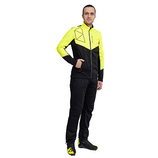 Куртка разминочная мужская утепленная FISCHER Softshell Warm Куртка разминочная мужская утепленная FISCHER Softshell Warm