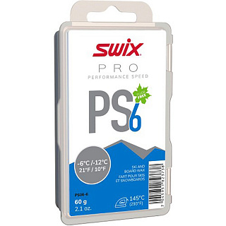 Мазь скольжения (парафин) SWIX PS6 Blue Мазь скольжения (парафин) SWIX PS6 Blue