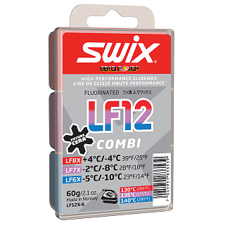 Парафин с низким содержанием фтора SWIX LF12X Combi (LF7X, LF8X, LF10X) Парафин с низким содержанием фтора SWIX LF12X Combi (LF7X, LF8X, LF10X)