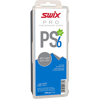 Мазь скольжения (парафин) SWIX PS6 Blue Мазь скольжения (парафин) SWIX PS6 Blue