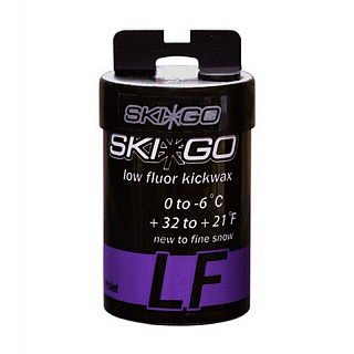 Мазь держания твердая с содержанием фтора SKI-GO LF фиолетовая