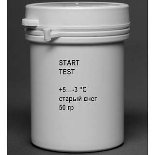 Порошок с высоким содержанием фтора START TEST +5…-3 °С старый снег