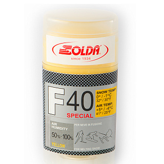 Парафин с высоким содержанием фтора SOLDA F40 SPECIAL желтый