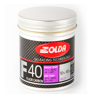 Парафин (порошок) с высоким содержанием фтора SOLDA F40 CARBON фиолетовый