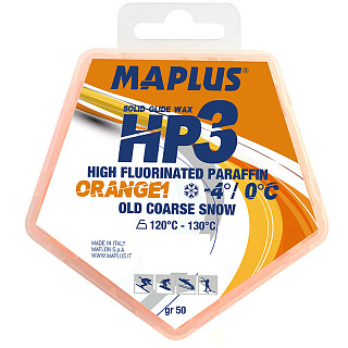 Парафин с высоким содержанием фтора MAPLUS HP3 Orange Парафин с высоким содержанием фтора MAPLUS HP3 Orange