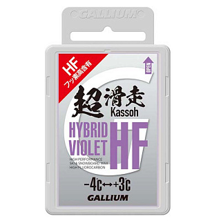 Парафин с высоким содержанием фтора GALLIUM HIBRID HF VIOLET Парафин с высоким содержанием фтора GALLIUM HIBRID HF VIOLET