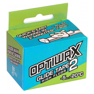 Лента-скольжения с высоким содержанием фтора OPTIWAX синяя Лента-скольжения с высоким содержанием фтора OPTIWAX синяя