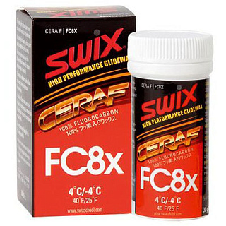 Порошок с высоким содержанием фтора SWIX FC008X красный