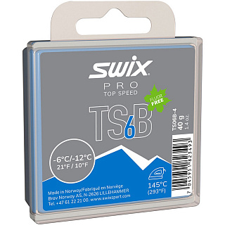 Мазь скольжения (парафин) SWIX TS6 Black BLUE Мазь скольжения (парафин) SWIX TS6 Black BLUE