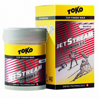 Порошок с высоким содержанием фтора TOKO JetStream Powder 3.0 красный