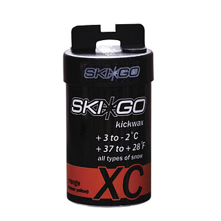 Мазь держания твердая без содержания фтора SKI-GO XC2 желтая Мазь держания твердая без содержания фтора SKI-GO XC2 желтая