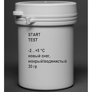 Порошок с высоким содержанием фтора START TEST -2…+5 °С новый снег, мокрый/водянистый