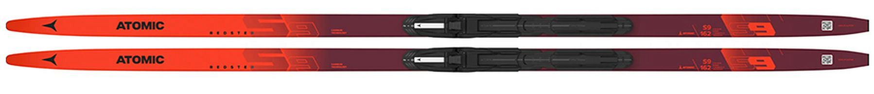 Беговые лыжи с креплениями юниорские для конькового хода ATOMIC S9 Carbon JR.+Shift-In