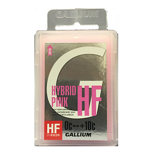 Парафин с высоким содержанием фтора GALLIUM HIBRID HF PINK Парафин с высоким содержанием фтора GALLIUM HIBRID HF PINK