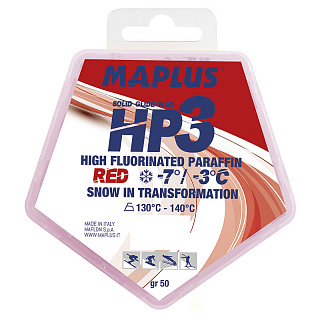 Парафин с высоким содержанием фтора MAPLUS HP3 Red Парафин с высоким содержанием фтора MAPLUS HP3 Red