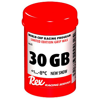 Мазь держания твердая с содержанием фтора REX Racing Service 30GB