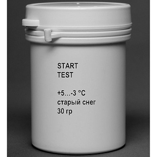 Порошок с высоким содержанием фтора START TEST +5…-3 °С старый снег