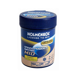 Порошок с высоким содержанием фтора HOLMENKOL Matrix speedPowder MID S Порошок с высоким содержанием фтора HOLMENKOL Matrix speedPowder MID S