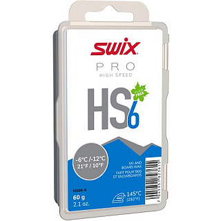 Мазь скольжения (парафин) SWIX HS6 Blue Мазь скольжения (парафин) SWIX HS6 Blue