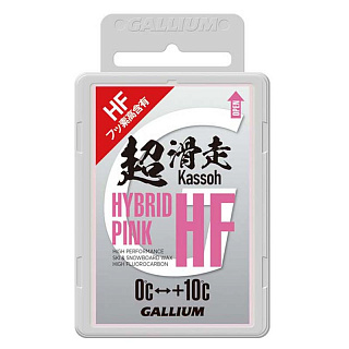 Парафин с высоким содержанием фтора GALLIUM HIBRID HF PINK Парафин с высоким содержанием фтора GALLIUM HIBRID HF PINK