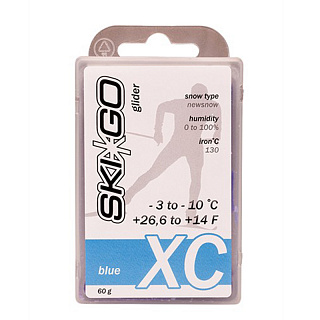 Парафин без содержания фтора SKI-GO XC Blue