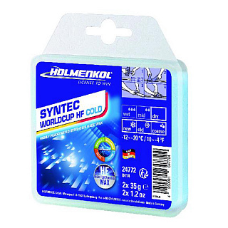 Парафин с высоким содержанием фтора HOLMENKOL Syntec WorldCup HF COLD Парафин с высоким содержанием фтора HOLMENKOL Syntec WorldCup HF COLD