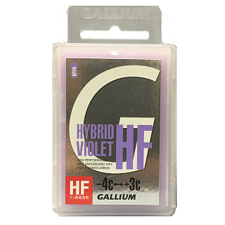 Парафин с высоким содержанием фтора GALLIUM HIBRID HF VIOLET Парафин с высоким содержанием фтора GALLIUM HIBRID HF VIOLET