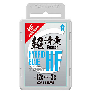 Парафин с высоким содержанием фтора GALLIUM HIBRID HF BLUE Парафин с высоким содержанием фтора GALLIUM HIBRID HF BLUE