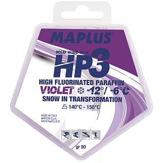 Парафин с высоким содержанием фтора MAPLUS HP3 Violet Парафин с высоким содержанием фтора MAPLUS HP3 Violet