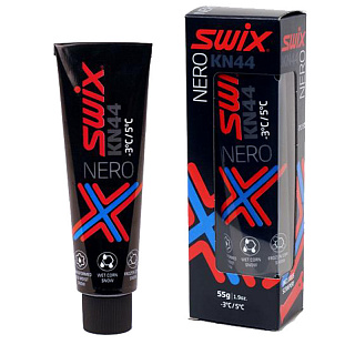 Мазь держания жидкая (клистер) с содержанием фтора SWIX KN44 NERO Мазь держания жидкая (клистер) с содержанием фтора SWIX KN44 NERO