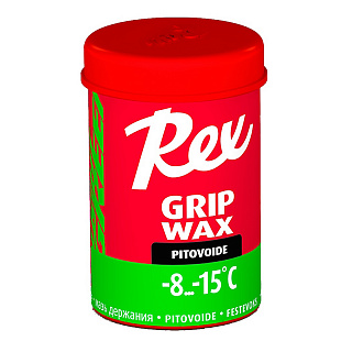 Мазь держания твердая с содержанием фтора REX Grip зеленая Мазь держания твердая с содержанием фтора REX Grip зеленая